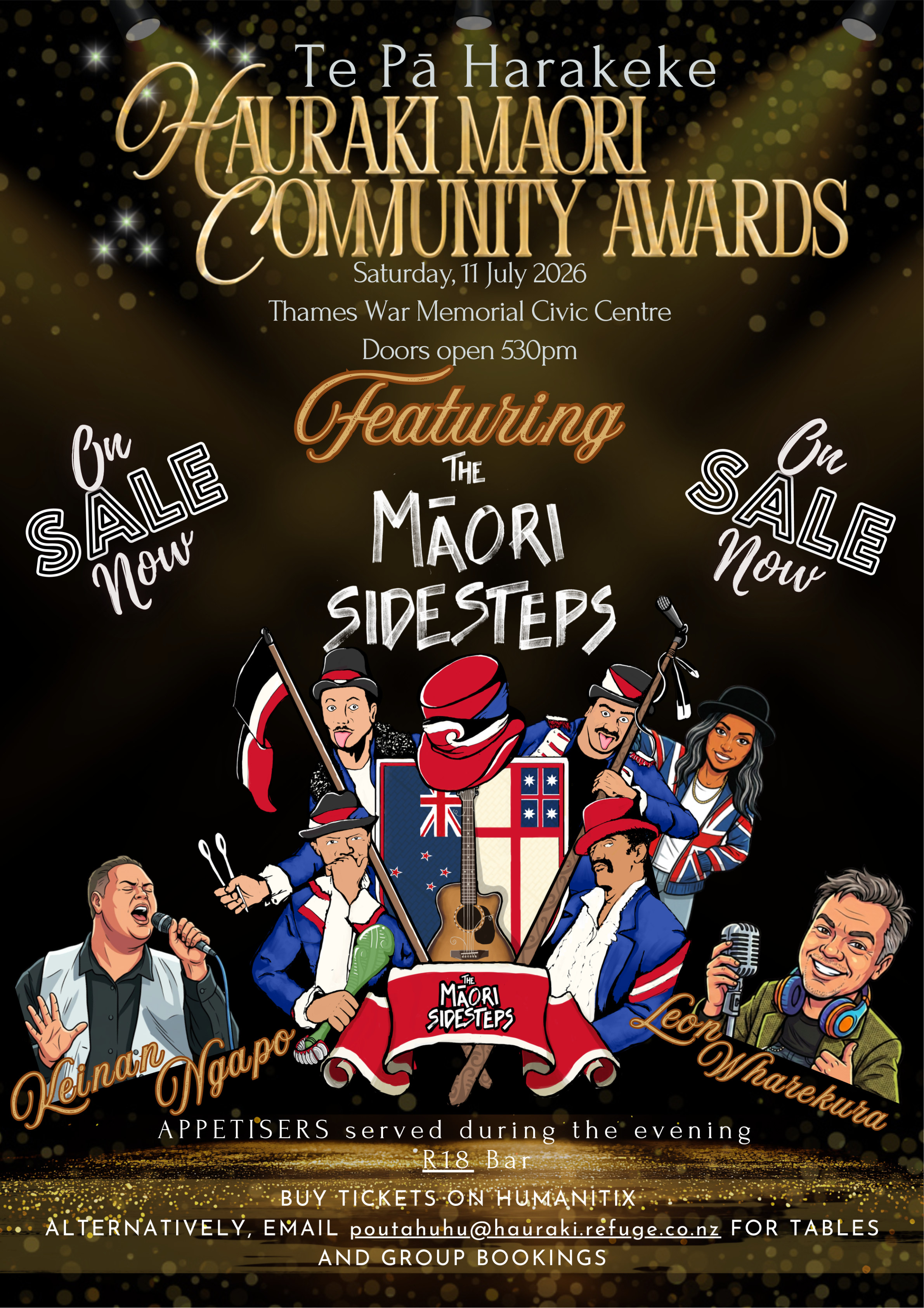 Te Pā Harakeke — Hauraki Māori Community Awards event poster